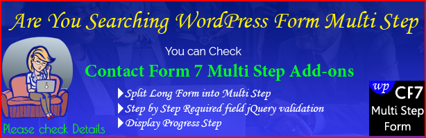 Contact Form 7 Multi Step