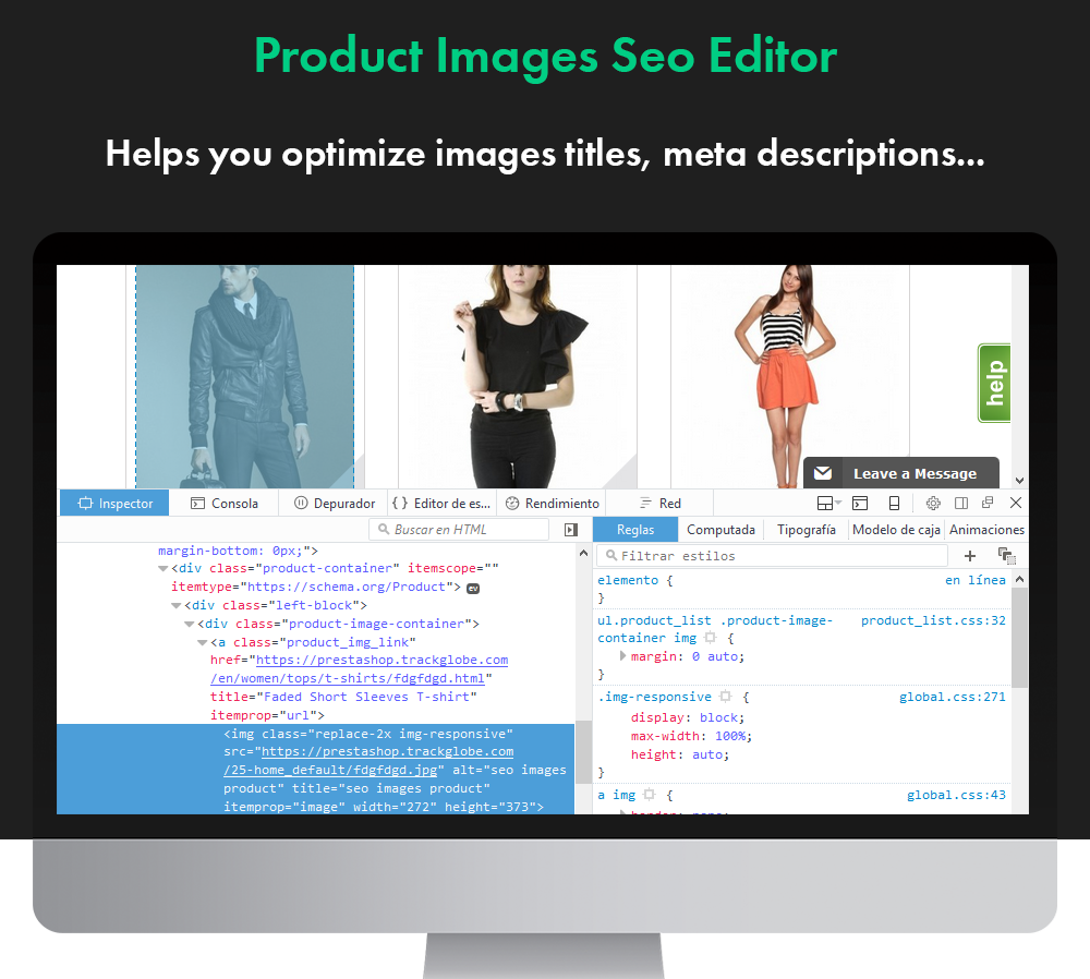 Product Images SEO Editor - 2