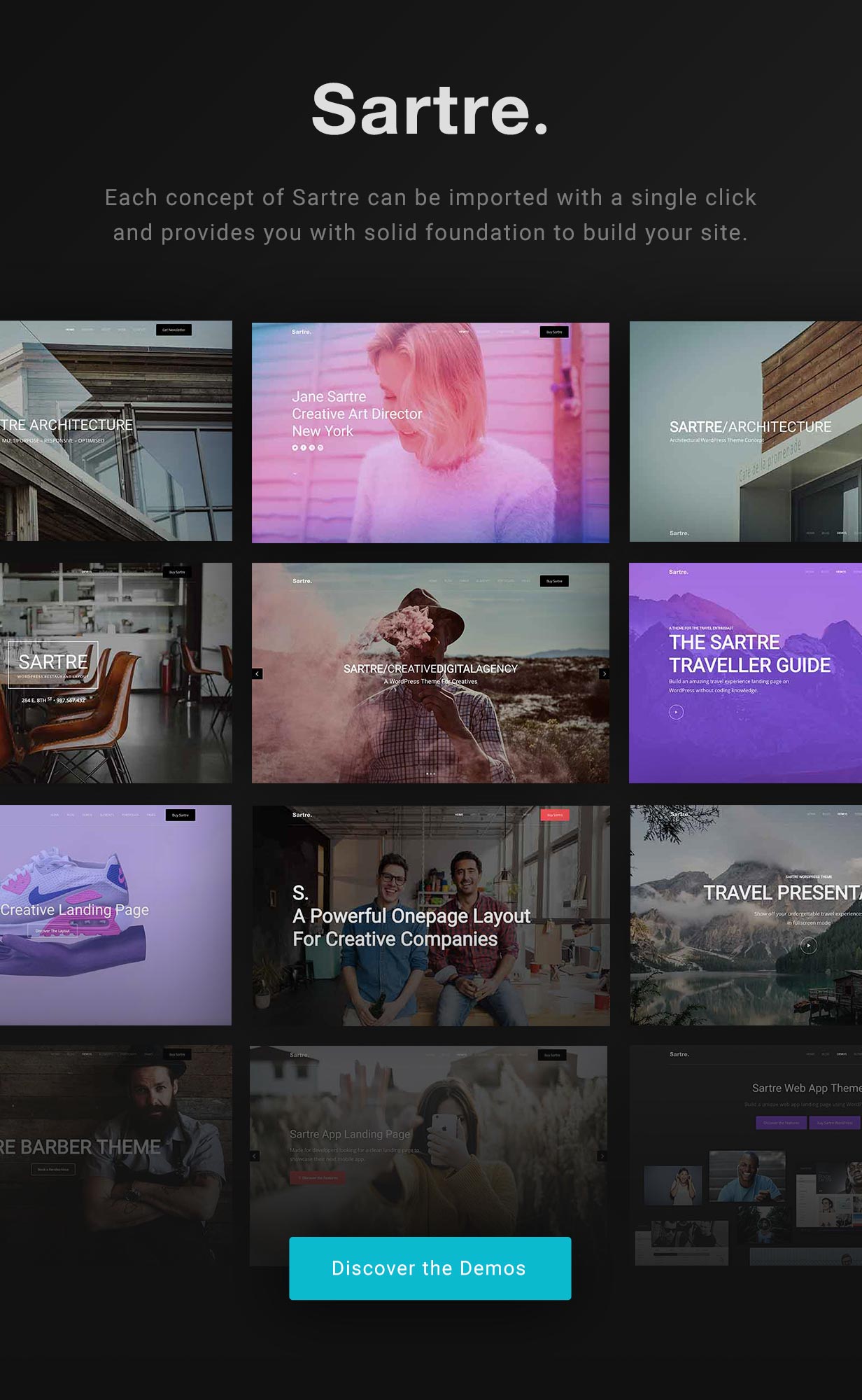 Sartre - Creative Multipurpose HTML Template - 1