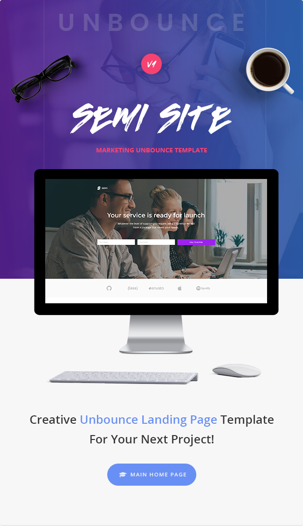 Semi - Service Unbounce Landing Page - 1