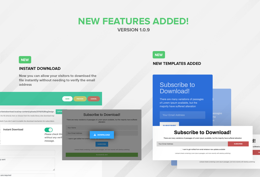 Subscribe to Download - An advanced subscription plugin for WordPress - 5