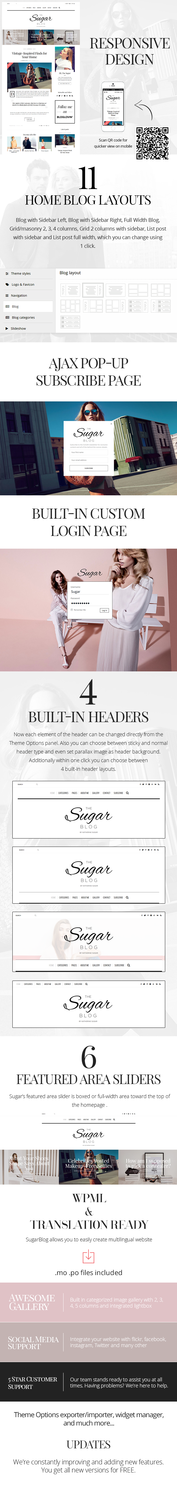 SugarBlog - Clean & Personal WordPress Blog Theme - 6
