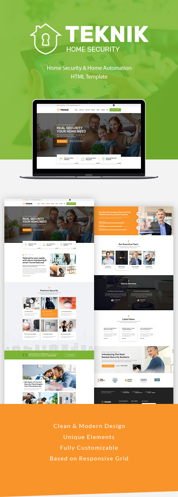 Teknik - Security Services HTML Template - 1