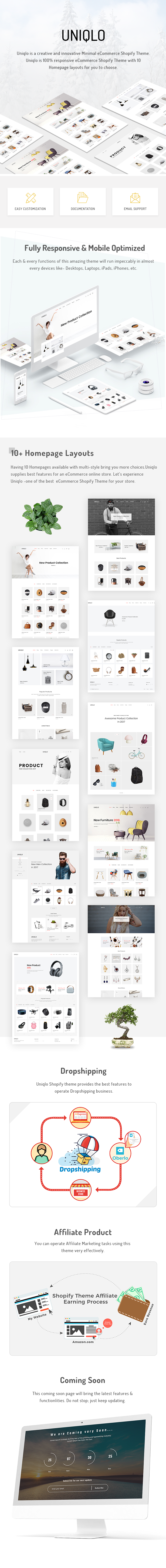 Uniqlo - Minimal eCommerce Shopify Theme - 2