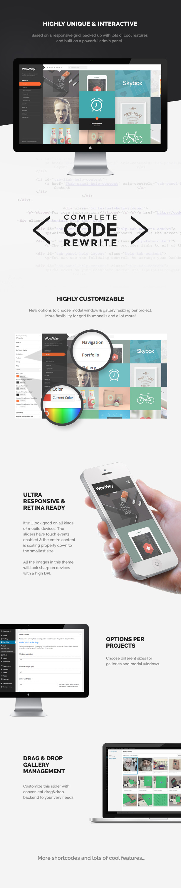 WowWay - Interactive & Responsive Portfolio Theme - 1