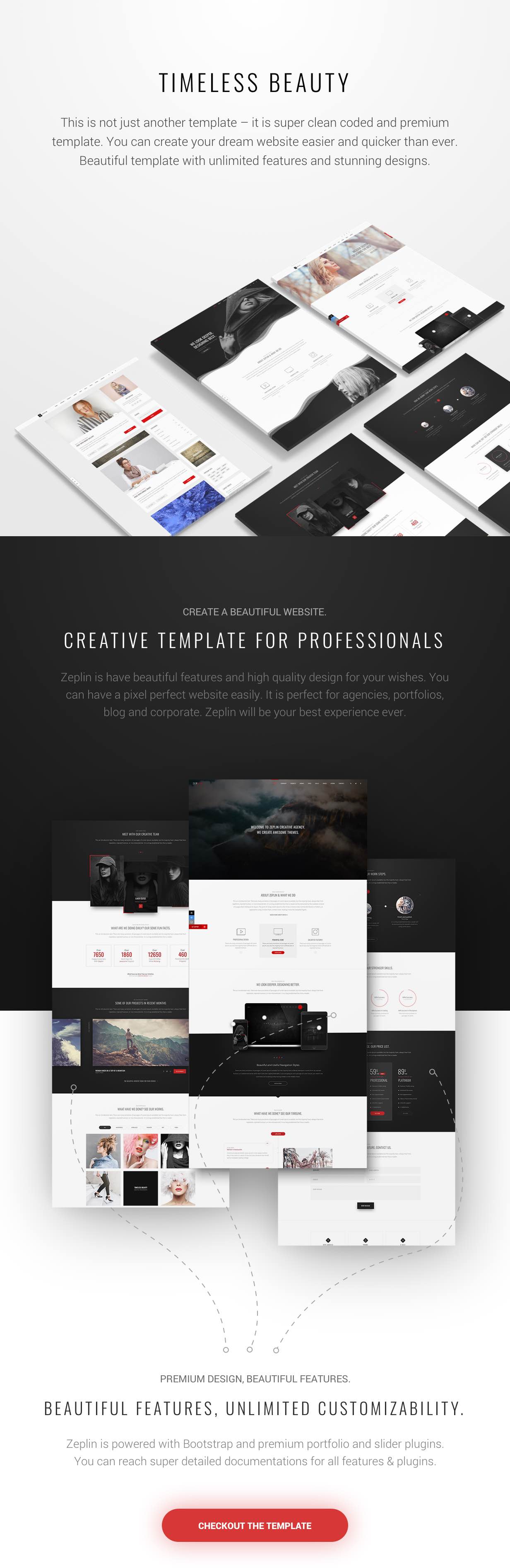 Zeplin | Creative Template - 1