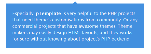 pTemplate: Better PHP Code-HTML Design Separately - 7