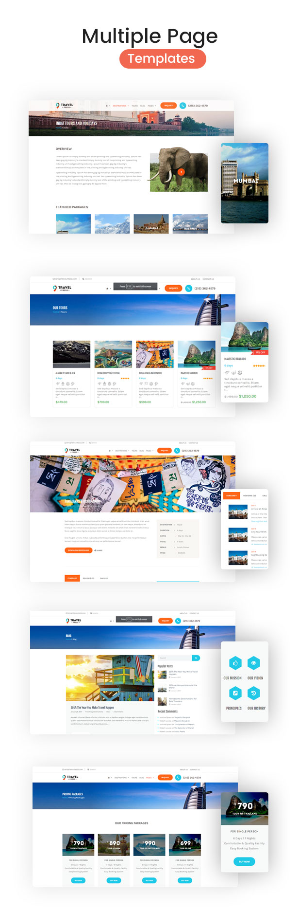 Travel Agency WordPress Theme - 5