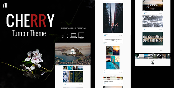 CHERRY - A Tumblr Theme Made for Beautiful Large Posts & Photos