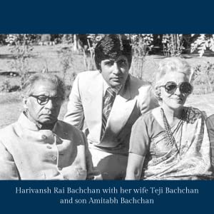 Harivansh Rai Bachchan with her wife Teji Bachchan and son Amitabh Bachchan