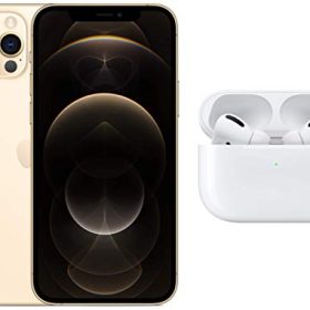 New Apple iPhone 12 Pro (256GB) - Gold with Apple AirPods Pro