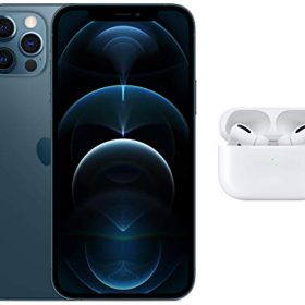 New Apple iPhone 12 Pro (256GB) - Silver with Apple AirPods Pro