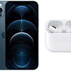 New Apple iPhone 12 Pro (512GB) - Pacific Blue with Apple AirPods Pro