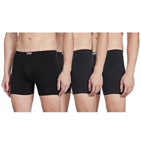 Van Heusen Men Boxer Briefs - 100% Combed Cotton - Pack of 3 - Anti Bacterial, Colour Fresh, Quick Dry