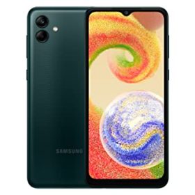 Samsung Galaxy A04 (Green, 4GB, 128GB Storage) | 50 MP Rear Camera | Face Unlock | Upto 8GB RAM with RAM Plus | MediaTek Helio P35 | 5000 mAh Battery