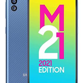 (Renewed) Samsung Galaxy M21 2021 Edition - Arctic Blue, 4GB RAM, 64GB Storage - FHD+ sAMOLED