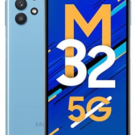 (Renewed) Samsung Galaxy M32 5G (Sky Blue, 8GB RAM, 128GB Storage)