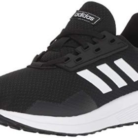 Adidas Kids' Duramo 9 Running Shoe, Black/White/Black, Size Big Kid 7.0