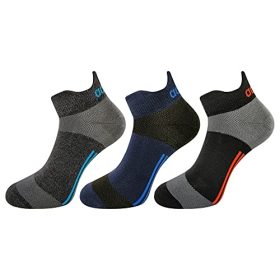 Adidas Men's Low Cut Cotton Blend Socks (Pack Of 3) (AD-9229 Charcoal/Collegiate Navy/Black_Multicolor)