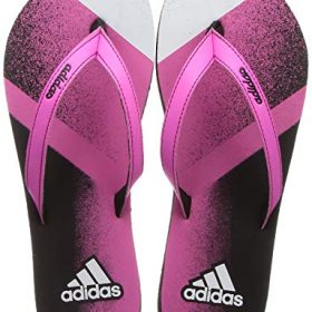 Adidas Women's Clear Factor W CBLACK/SCRPNK/FTWWHT Slipper-5 Kids UK (EX2356)