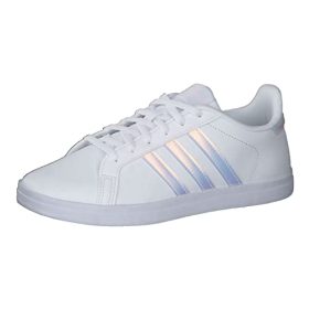 Adidas Womens Courtpoint FTWR White/Iridescent/Almost Pink Tennis Shoe - 5 UK (GY1123)