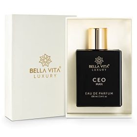 Bella Vita Organic CEO MAN Eau De Parfum | Office Wear Perfume for Men with long lasting notes of Tonka and Agarwood| Premium Luxury Fragrance For Men | 100 ML