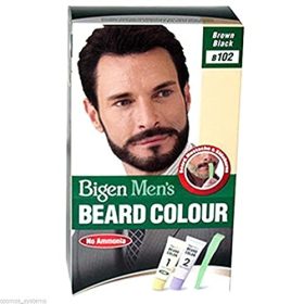 Bigen Men's Beard Color, Brown Black B102, 40g