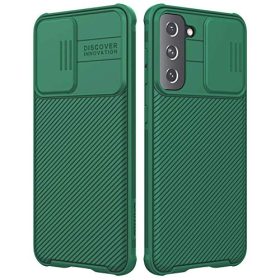 CloudVally Samsung Galaxy S21 Case with Camera Cover, Full-Body Protective & Slim Fit, Camera Protection Case Only for Samsung Galaxy S21 5G 6.2 inch (2021 Release)-Green