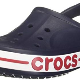 Crocs Unisex Adult Bayaband Clog Navy/Pepper Clog -10 UK Men (M11) (205089-4CC)