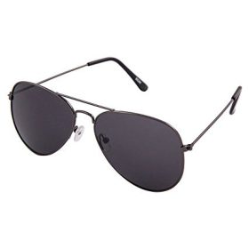 ELEGANTE Full Black Aviator Sunglasses For Men (Model : elt-5101/N) - Pack of 1