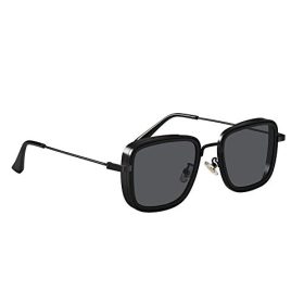 ELEGANTE Smooth Leg Covers Lightweight Square Kabir Singh Sunglasses for Men