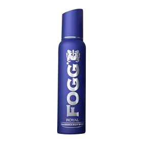 Fogg Royal Perfume Body Spray, Long Lasting No Gas Deodorant for Men, 150ml