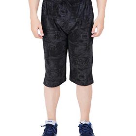 GUIDE Men's Regular Fit Printed Three Fourth Capri