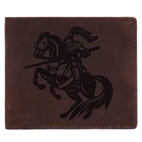 LONDON ALLEY Sparta Vintage Brown RFID Blocking Men's Leather Wallet