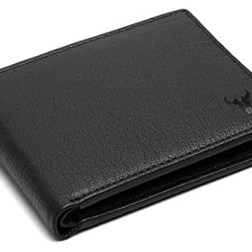 NAPA HIDE Black Leather Wallet for Men