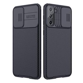 Nillkin Polycarbonate Galaxy S21 Plus Case - CamShield Case with Slide Camera Cover, Slim Protective Case for Samsung Galaxy S21+ (Black)