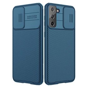 Nillkin for Samsung Galaxy S21 Plus Case, CamShield Pro Case with Slide Camera Protect Cover, S21+ Slim Protective Case for Samsung S21 Plus 5g (6.7’’) (Blue)