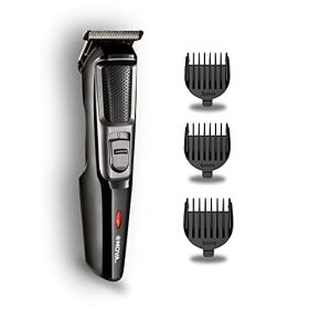 Nova NHT 1076 Cordless: 30 Minutes Runtime Trimmer for Men (Black)