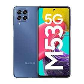 (Renewed) Samsung Galaxy M53 5G (Deep Ocean Blue, 6GB, 128GB Storage) |108MP Camera |sAmoled+ 120Hz |32MP Front Camera |6nm Processor |12GB RAM with RAM Plus |Travel Adapter to be Purchased Separately