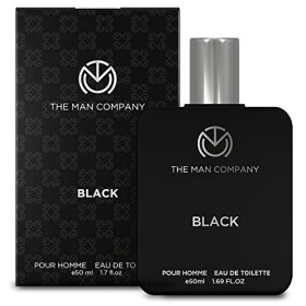 The Man Company Black EDT Perfume For Men - 50ml | Premium Long Lasting Fragrance Spray | Gift for Husband, Boyfriend