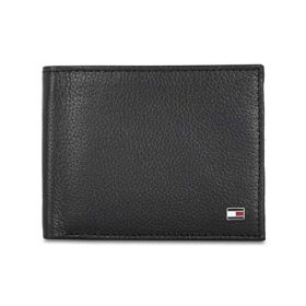 Tommy Hilfiger Black Leather Men's Wallet (8903496141863)