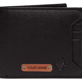 WILDHORN Wildhorn India Black Leather Men's RFID Wallet (699771)