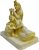 Lord Radha Krishna Idol/Makhan chor Sculpture Decor God Statue Decorative Showpiece – 15 cm (Polyresin, Peach)
