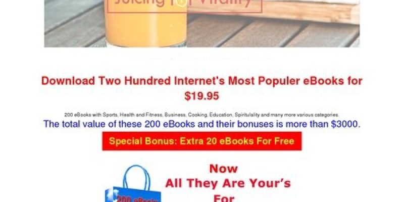 200 Ebooks – Most Popular eBooks