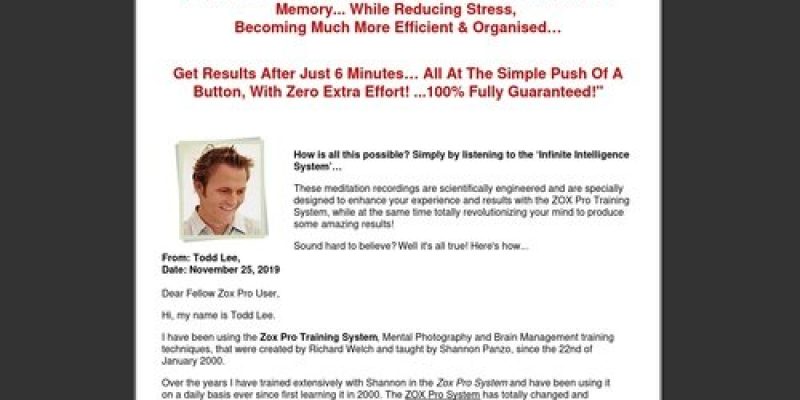 Infinite Intelligence System | Zox Pro | Zox Pro Training | Zoxpro Training System | Improve Memory | Strengthen Concentration | Boost IQ | Increase Focus