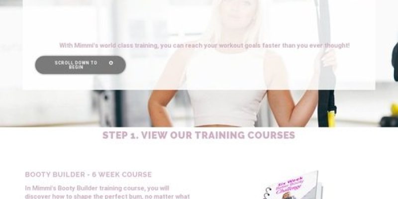 Mimmi Kapell Fitness – Helping people meet their fitness goals