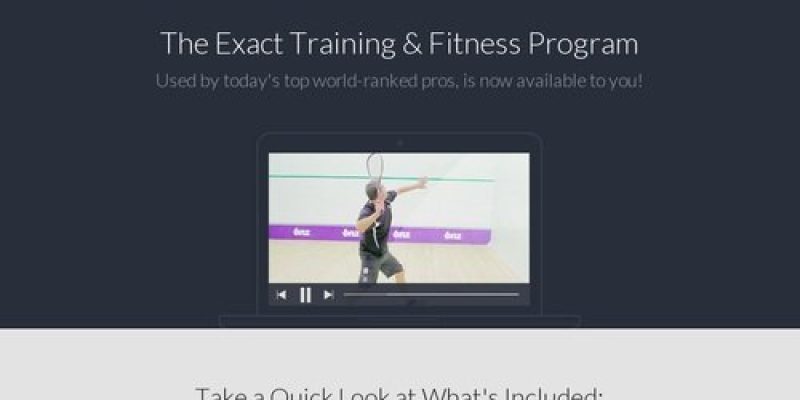 Squash Training – Video Lessons, Drills & Routines  | SquashFit Training