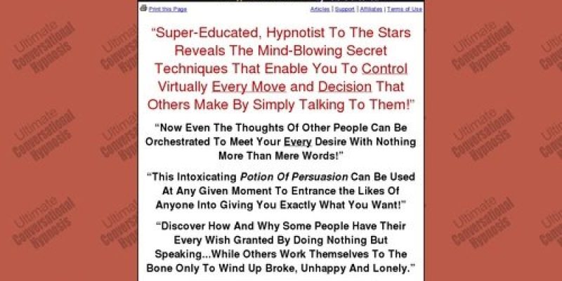 Ultimate Conversational Hypnosis