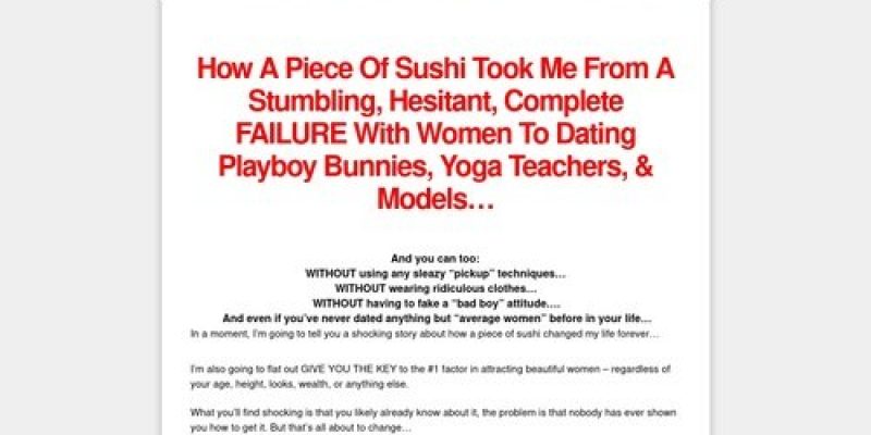 WSL – Instantconfidencewithwomen.com