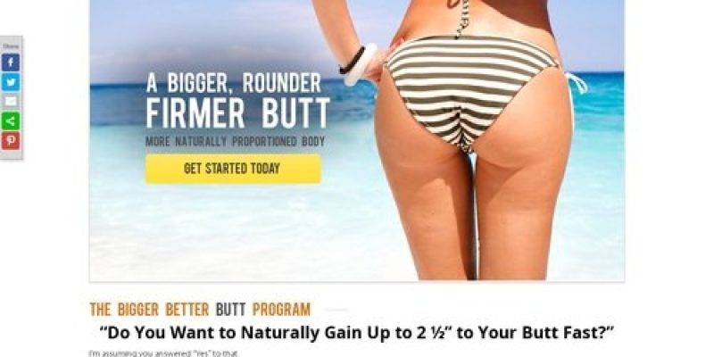 The Bigger Butt Workout Program – How to Get Bigger Butts & Natural Bigger butts